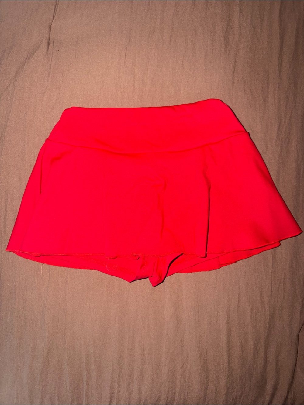 Women’s Active Skirted Shorts in Bright Red